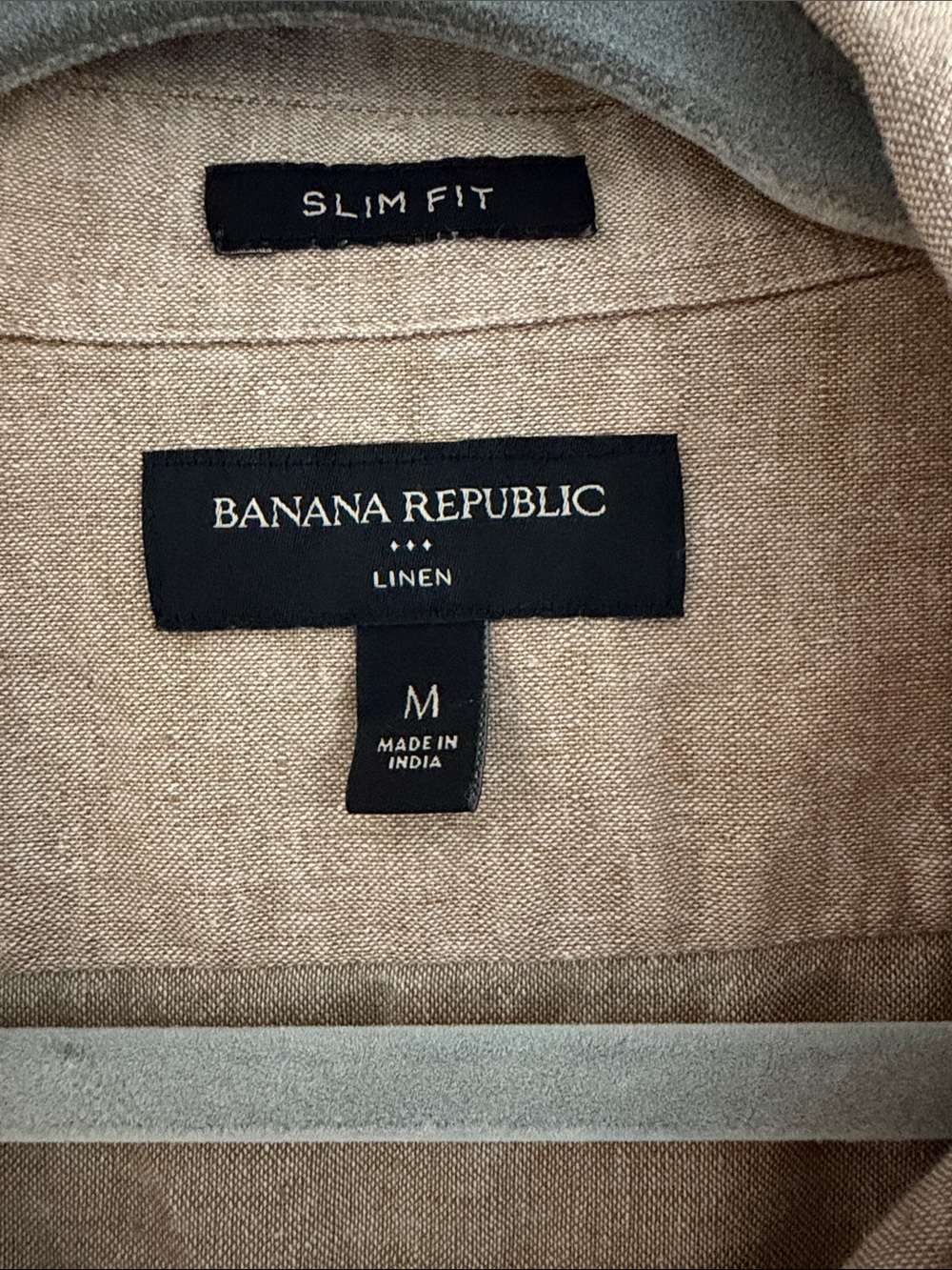 Banana Republic Men’s Linen Shirt Button Up – Short Sleeve Summer Shirt Size M - Picture 4 of 5